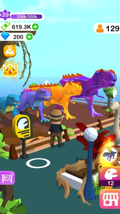 Dino Tycoon -строительная игра screenshot 2
