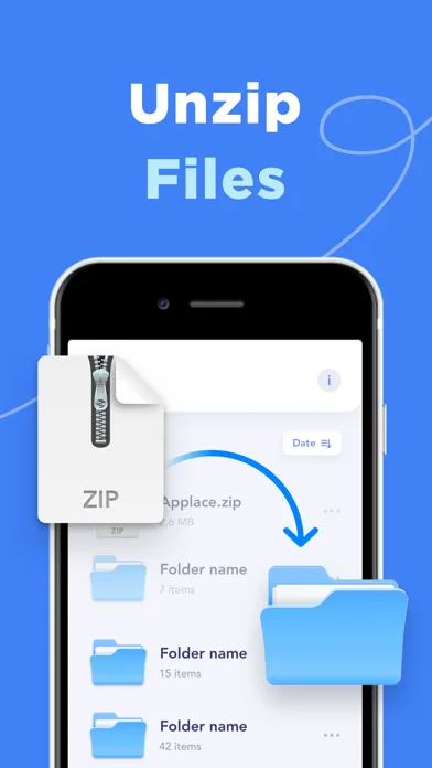 Zip, rar, 7z: Архиватор файлов screenshot 1