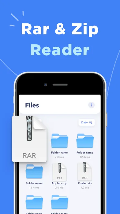 Zip, rar, 7z: Архиватор файлов screenshot 4