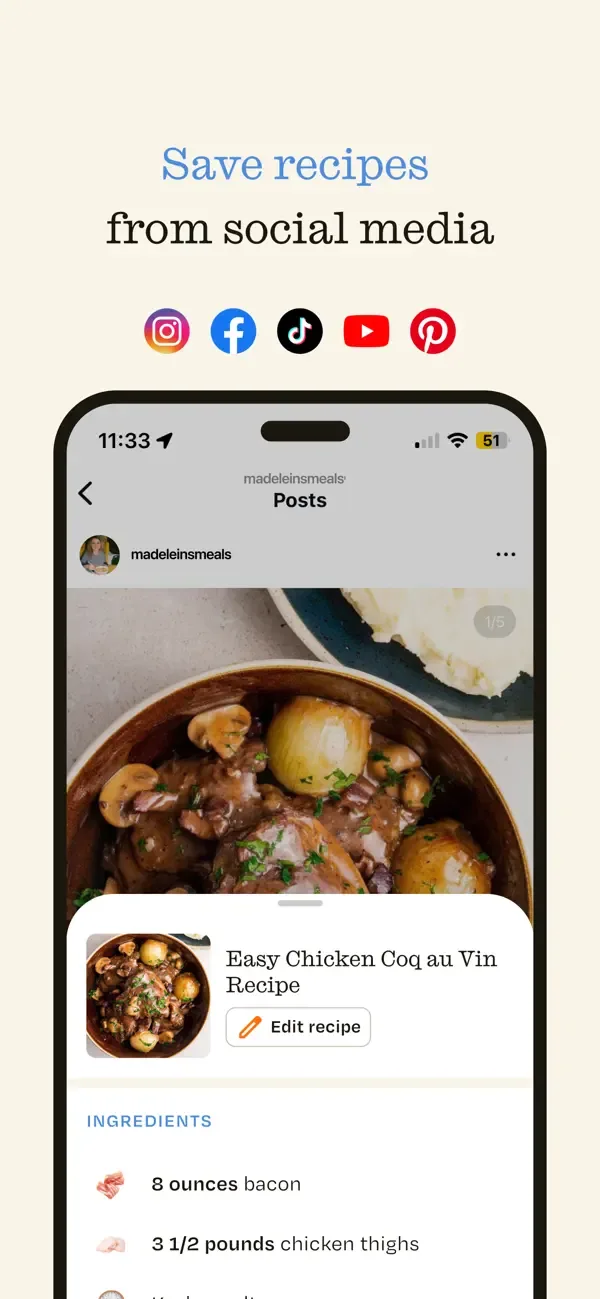 ReciMe: Recetas y Planificador screenshot 4