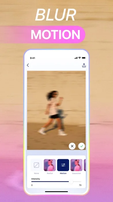 Размытие фона, блюр фото screenshot 2