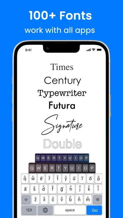 Aa Teclado, letras para iPhone screenshot 1