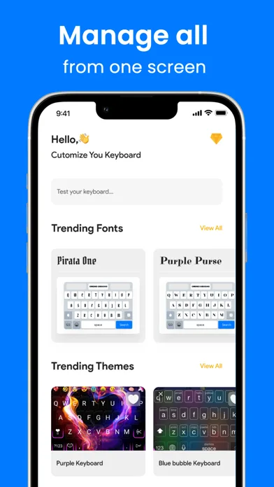 Aa Teclado, letras para iPhone screenshot 4
