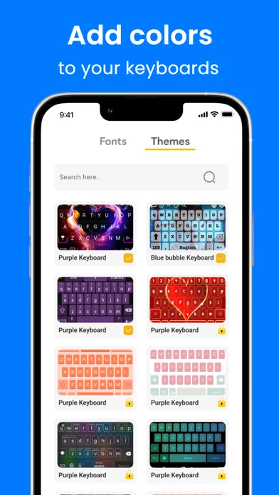 Aa Teclado, letras para iPhone screenshot 5