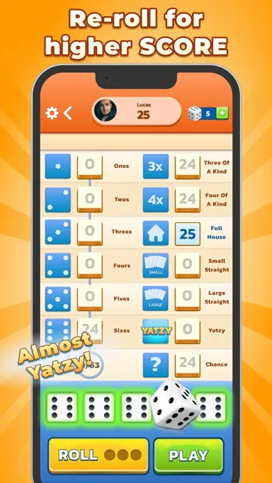 Yatzy - игра в кости screenshot 3