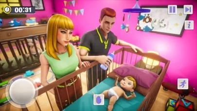 Virtual счастлив семья Lifeсим screenshot 4