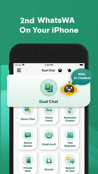 Dual Chat - Messenger WA Web screenshot 1