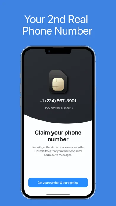 Text Us ™ Second Phone Number screenshot 2
