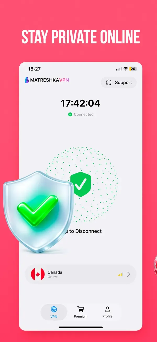 VPN Matreshka - самый быстрый screenshot 1