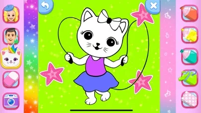 Like Nastya Color Page Games screenshot 2