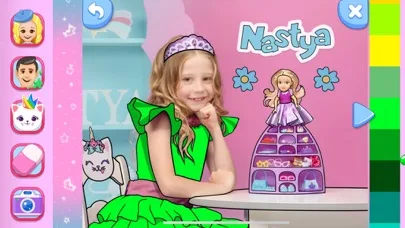 Like Nastya Color Page Games screenshot 3