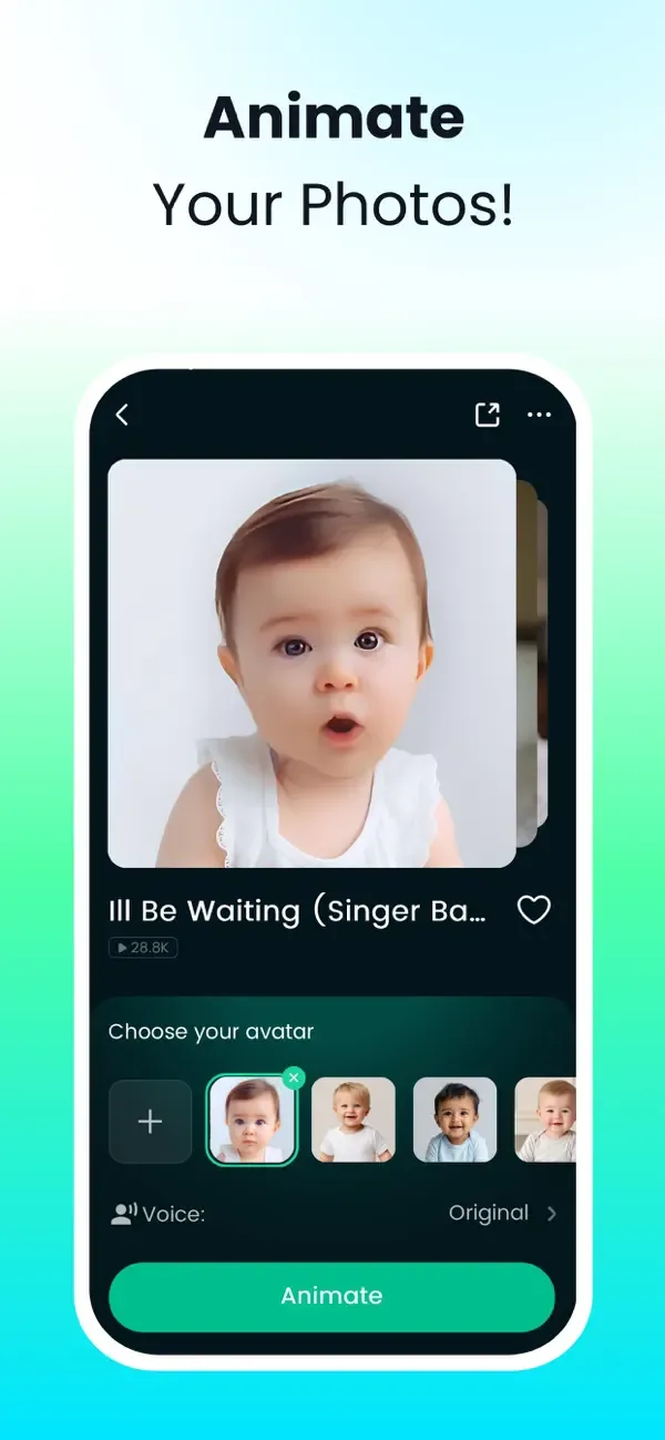 DreamFace: Оживи любое селфи screenshot 5