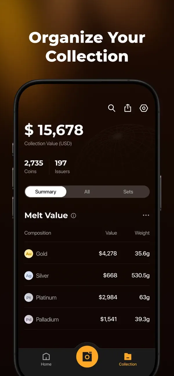CoinSnap: Guía de valores screenshot 4