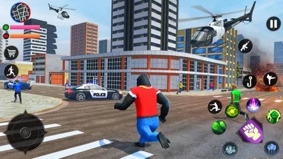 Горила Гангстер місто лочин 3D screenshot 1