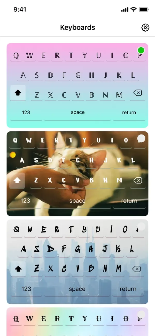 Клавиатура и шрифты для айфона screenshot 5