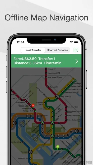 Metro de Washington screenshot 1