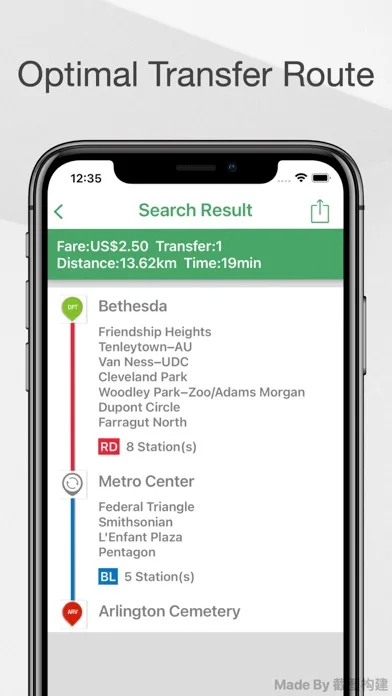Metro de Washington screenshot 2