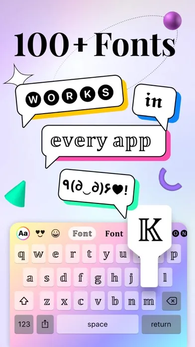 Шрифты для Клавиатуры - Fonts screenshot 1