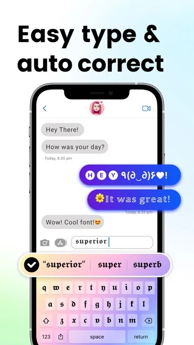 Шрифты для Клавиатуры - Fonts screenshot 5