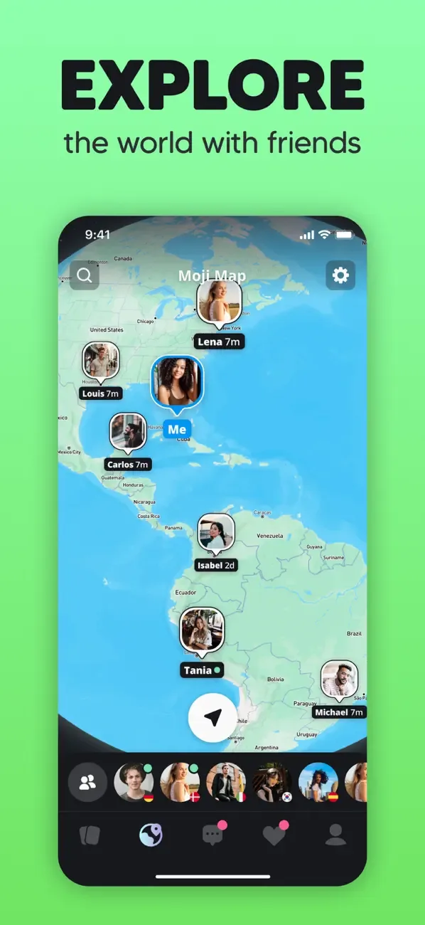 Moji – Друзья Корея & Япония screenshot 5