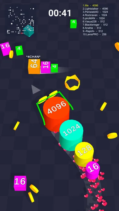Cube Arena 2048: кубик-змейка screenshot 1
