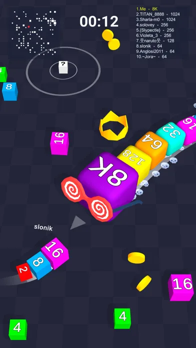 Cube Arena 2048: кубик-змейка screenshot 3
