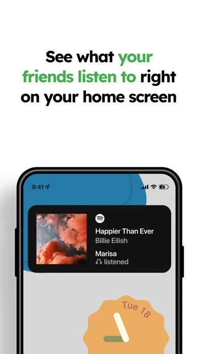MUBR - see what friends listen screenshot 1