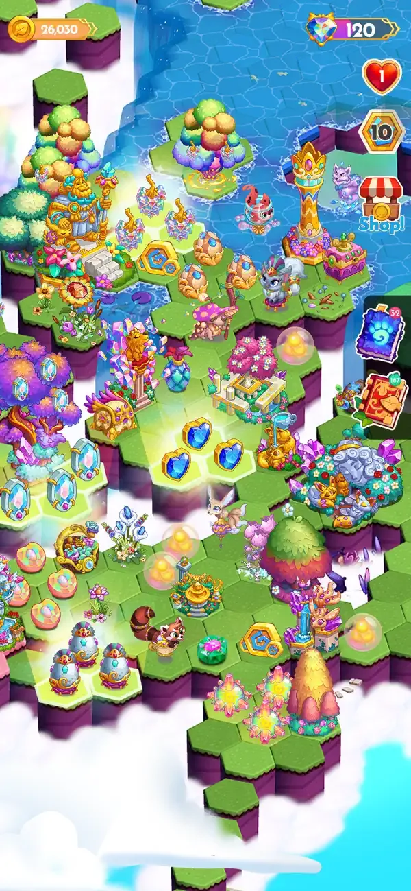 Midas Merge: Игра Cад Match screenshot 5