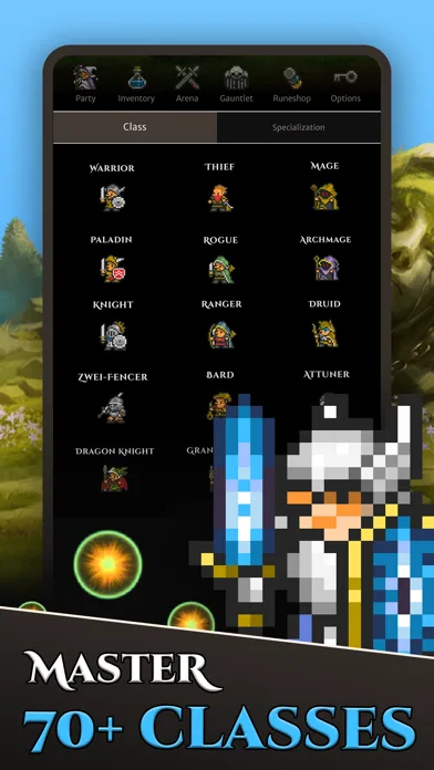 Hero of Aethric Dungeon MMORPG screenshot 4