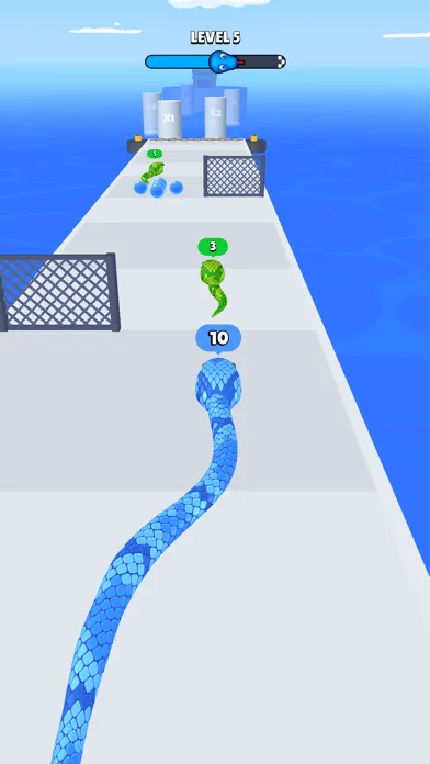 Snake Run Race: 3D гра змійка screenshot 1