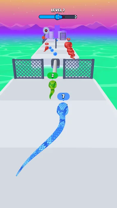 Snake Run Race: 3D гра змійка screenshot 2