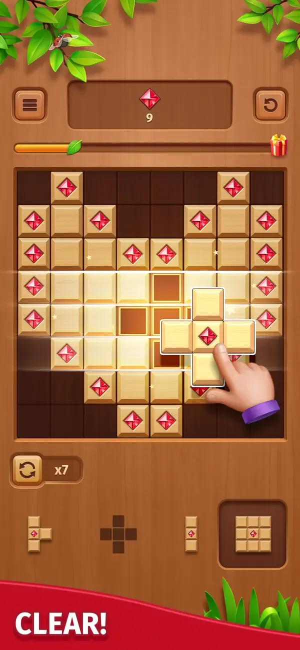 Cube Block - Вуди пазл игра screenshot 1