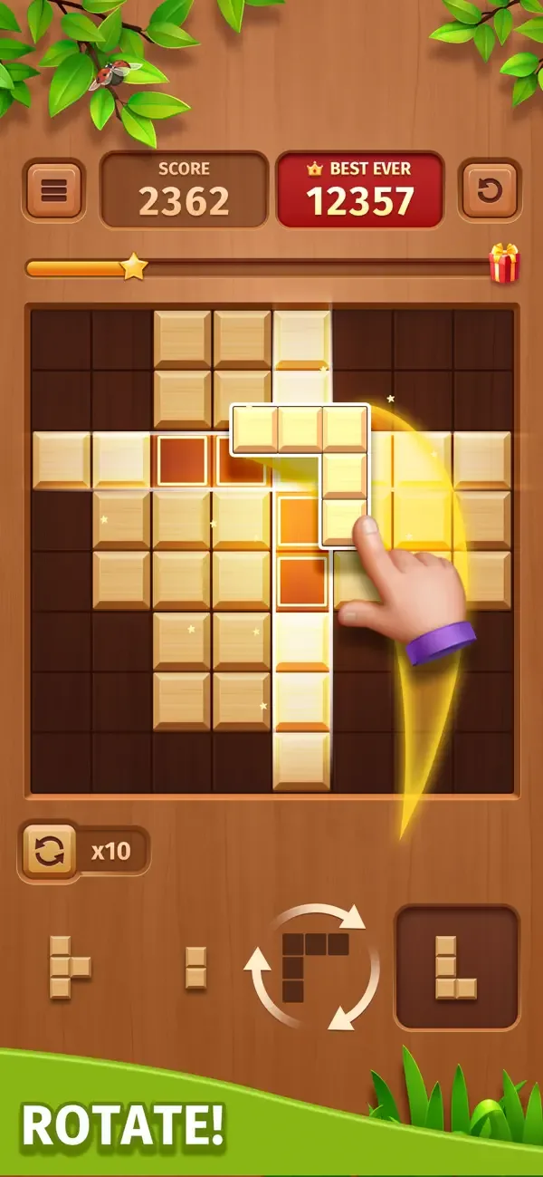 Cube Block - Вуди пазл игра screenshot 2