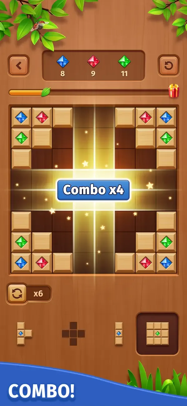 Cube Block - Вуди пазл игра screenshot 3