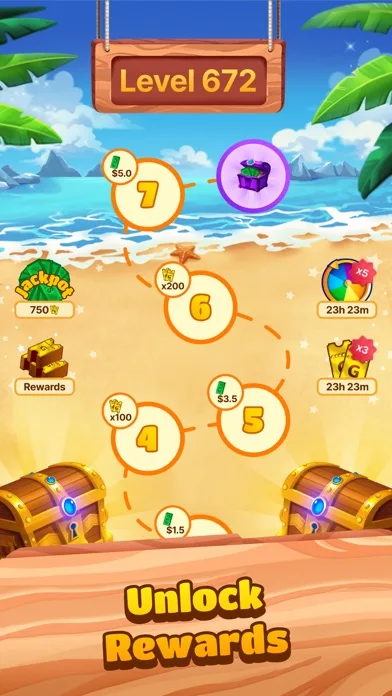 Tropical Crush: Juega y Gana screenshot 3