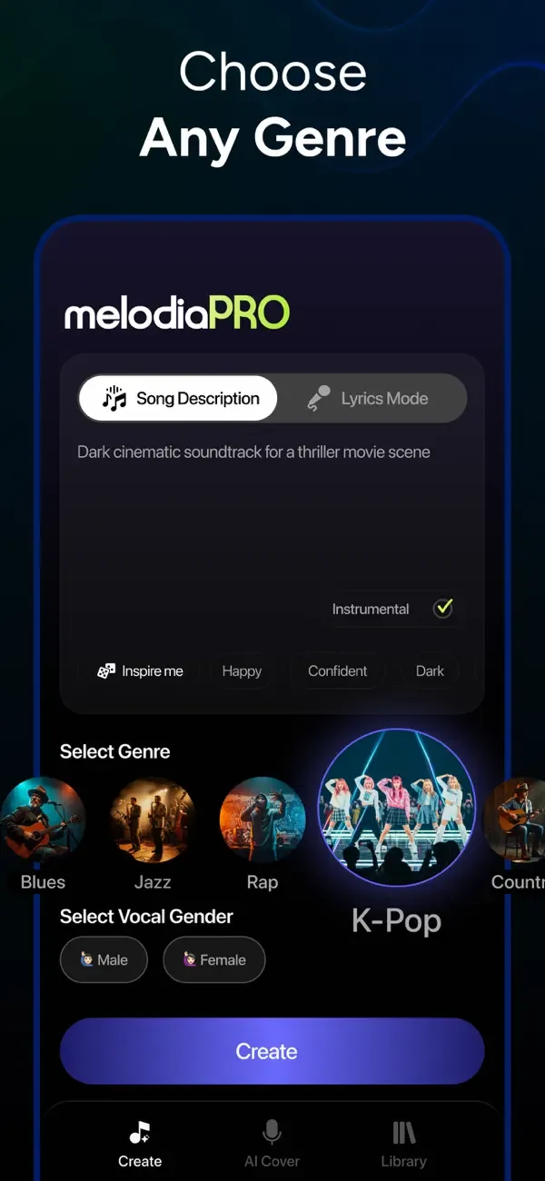 Melodia - Música con IA screenshot 3