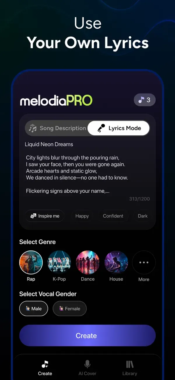 Melodia - Música con IA screenshot 5