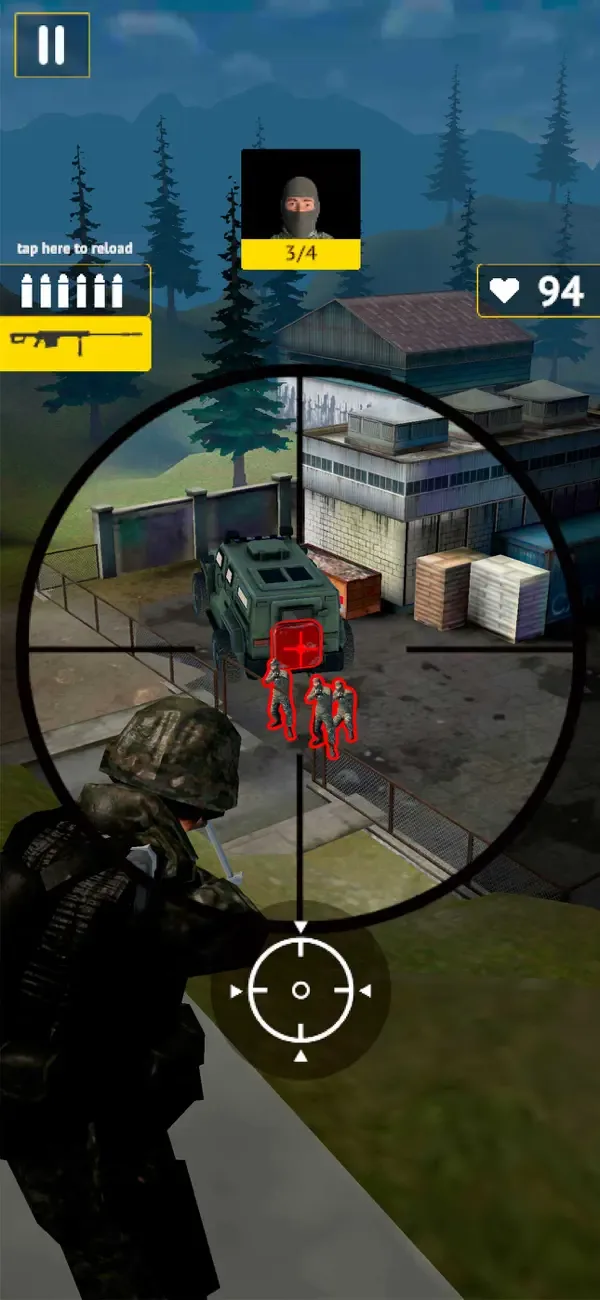 Sniper Area: Снайпер миссия screenshot 1