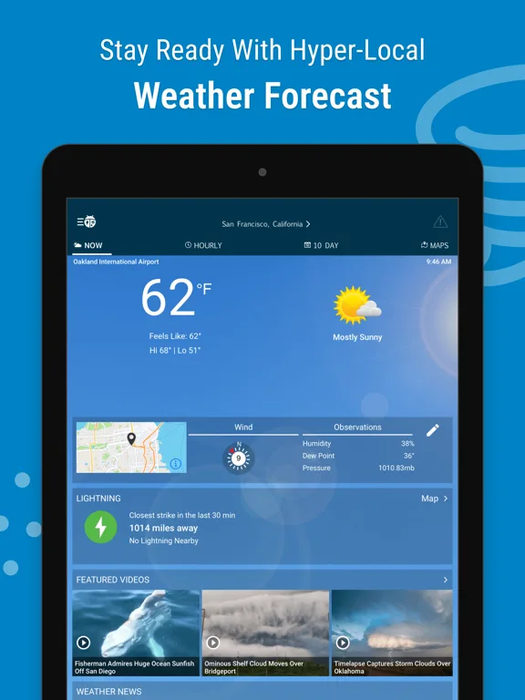 WeatherBug - Radar & Mapas screenshot 1