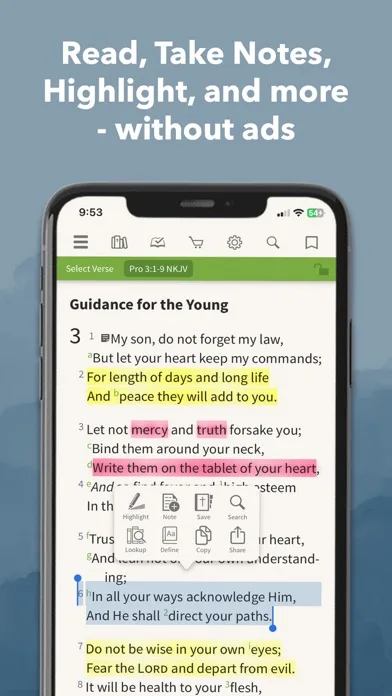 NKJV Bible by Olive Tree screenshot 1