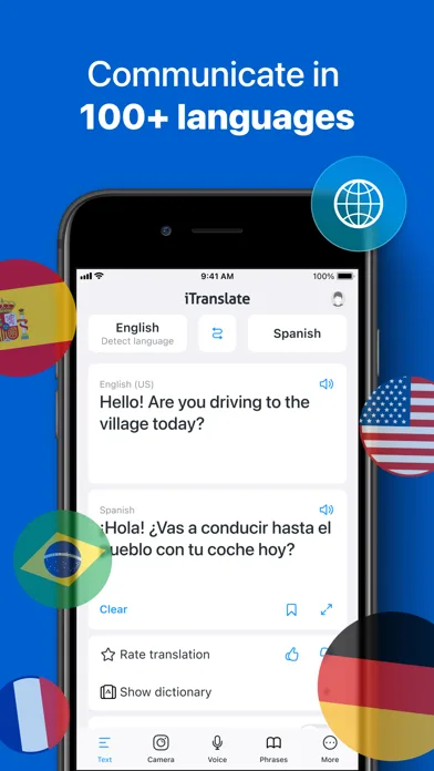 iTranslate Traductor screenshot 1