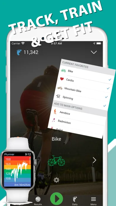 iBiker Entrenador de Ciclismo screenshot 1