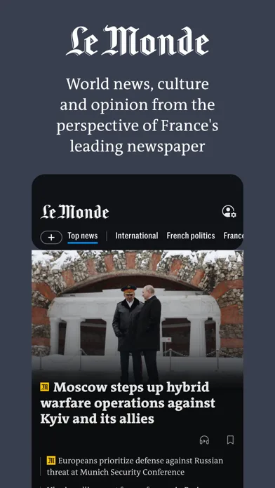 Le Monde, Actualités en direct screenshot 1