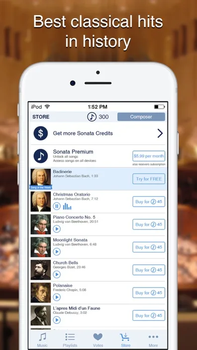 Sonata: La Musica Clasica Apps screenshot 3