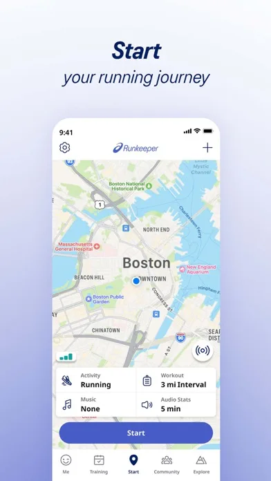 App Runkeeper: corre con ASICS screenshot 1