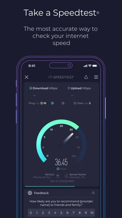 Speedtest by Ookla screenshot 1