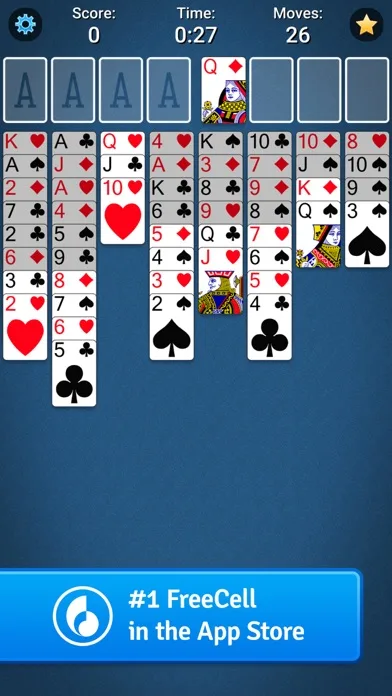 FreeCell Solitaire Card Game screenshot 4