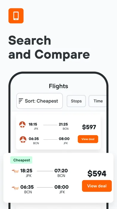 KAYAK: Квитки, Готелі, Авто screenshot 3