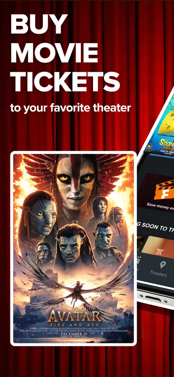 Fandango: Find Theaters Nearby screenshot 1