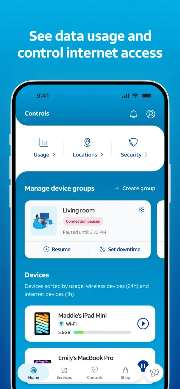 myAT&T screenshot 2